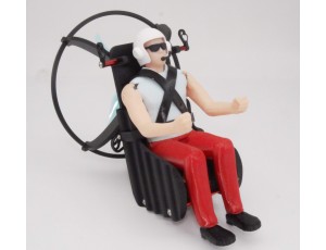 Parafun RC Paramotor Backpack M With Pilot  PNP Version - Red